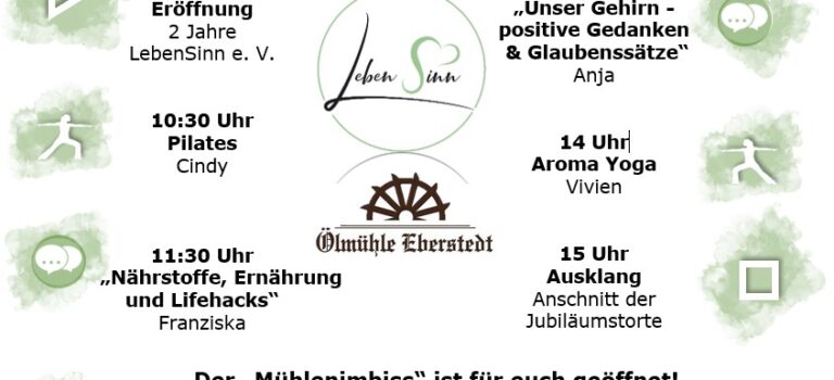 2. Sommerfest am 02.07.23 – Ölmühle Eberstedt