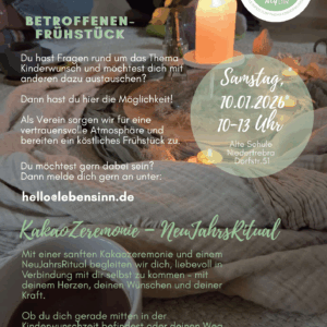 Wir mit dir – Betroffenenfrühstck am 10.01.26 Input-Thema: Kakao-Zeremonie und NeuJahrsRitual
