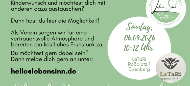Wir mit dir – Betroffenenfrühstück am Sonntag, den 06.09.26 in Eisenberg mit Franzi Schütz Wir mit dir – Betroffenenfrühstück am Sonntag, den 06.09.26 in Eisenberg mit Franzi Schütz