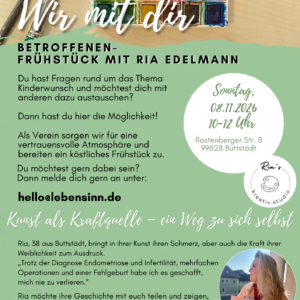 Wir mit dir – Betroffenenfrühstück am Sonntag, den 08.11.26 Kunst als Kraftquelle – ein Weg zu sich selbst